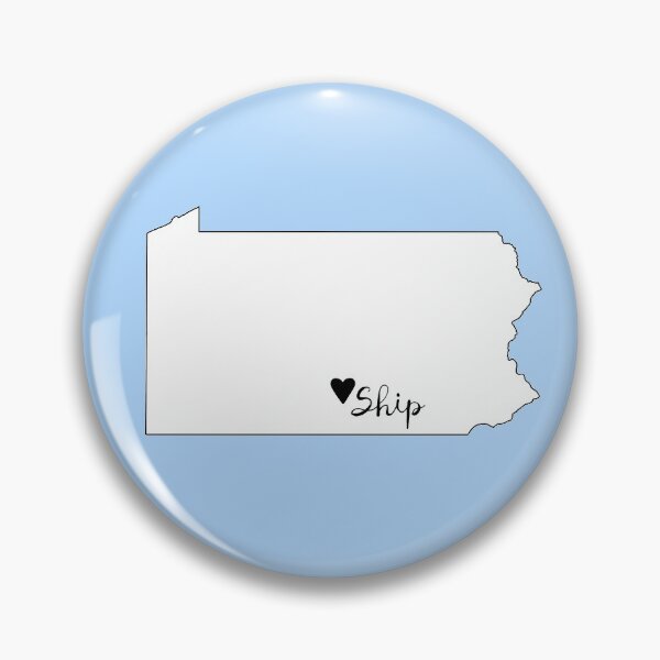 Item preview, Heart Ship - Shippensburg (Black) designed and sold by kiramrob.
