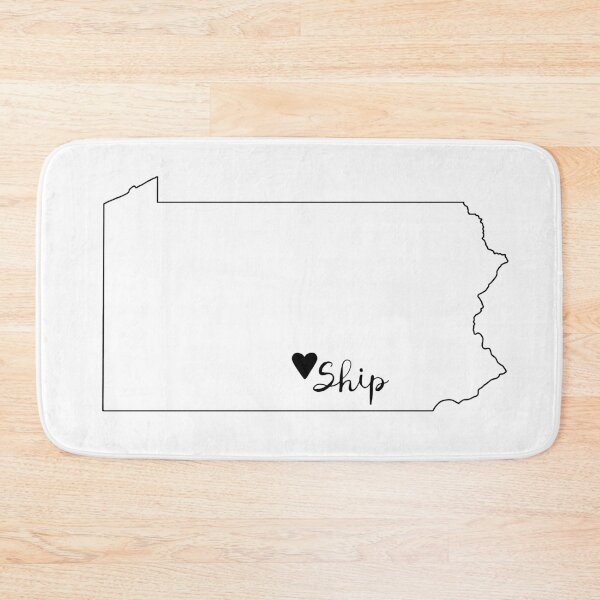 Item preview, Heart Ship - Shippensburg (Black) designed and sold by kiramrob.