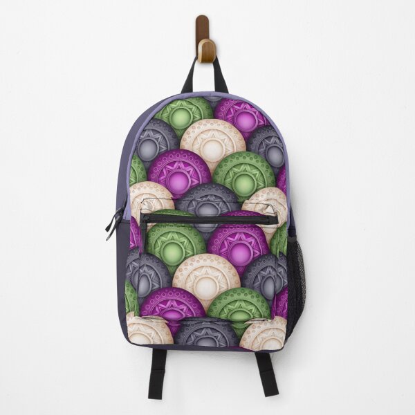 Item preview, Colored Nature Inspired Pattern with Scale Motifs designed and sold by lissantee.