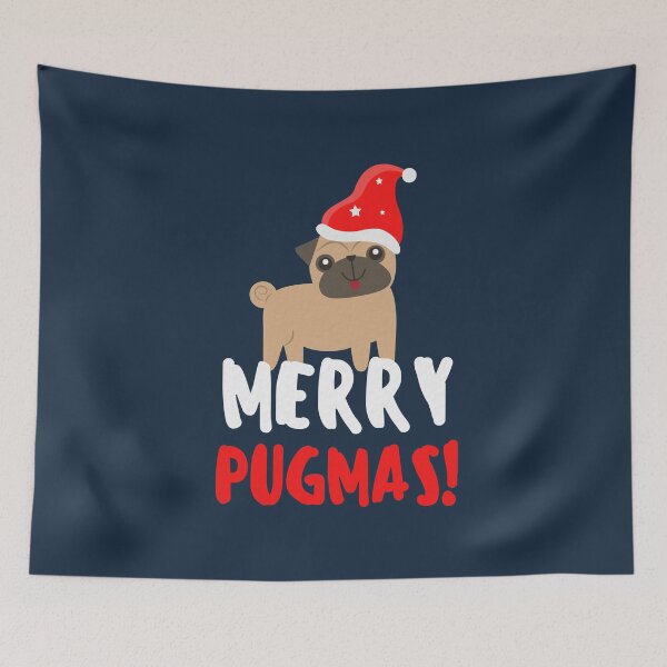 Item preview, Merry Pugmas Woofmas - Pug Christmas designed and sold by mydoodlesateme.
