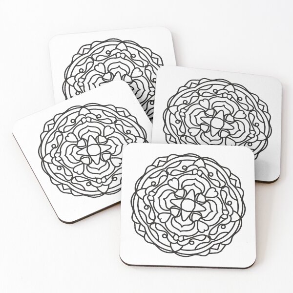 Item preview, Mandala Ornament Illustration designed and sold by MisterGooseShop.