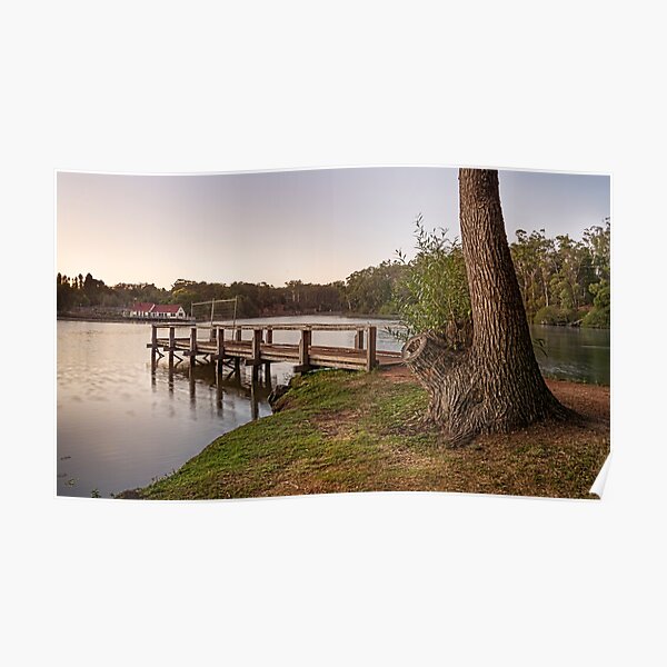 First Light Lake Daylesford Poster