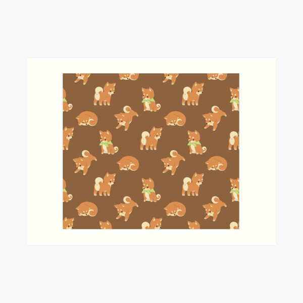 Tiny Shibas Art Print
