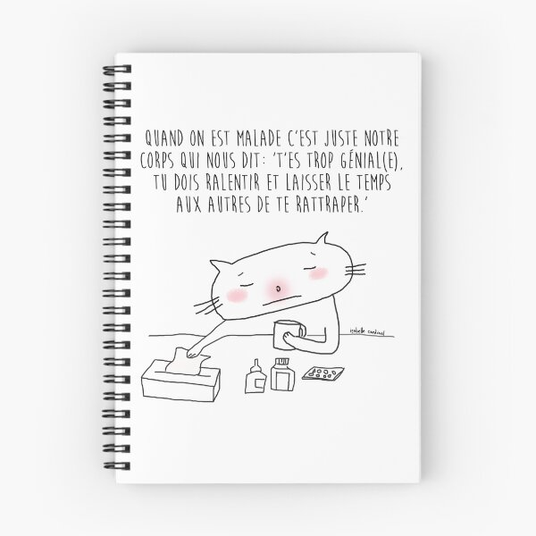 Item preview, Etre malade.... / Ooh la la! (French doodles) designed and sold by eyecreate.