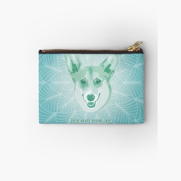 Item preview, Corgi Neo Mint Smiling Face "Hey, nice seein' ya"  designed and sold by DuFauna.