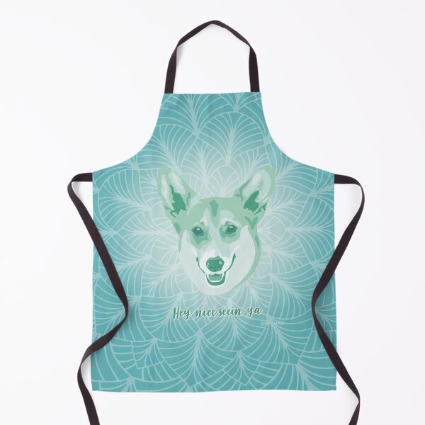 Item preview, Corgi Neo Mint Smiling Face "Hey, nice seein' ya" designed and sold by DuFauna.