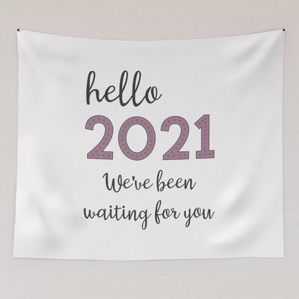 Item preview, 2021 Happy New Year Saying / Waiting For You / Goodbye 2020 design designed and sold by CreatedByHeidi.