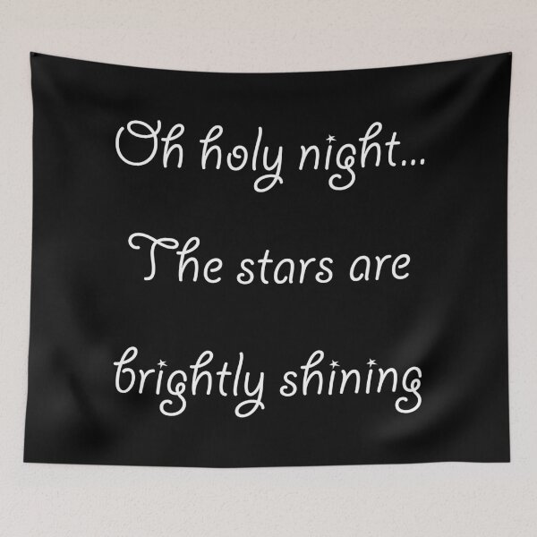 Item preview, Oh holy night designed and sold by LookFrog.