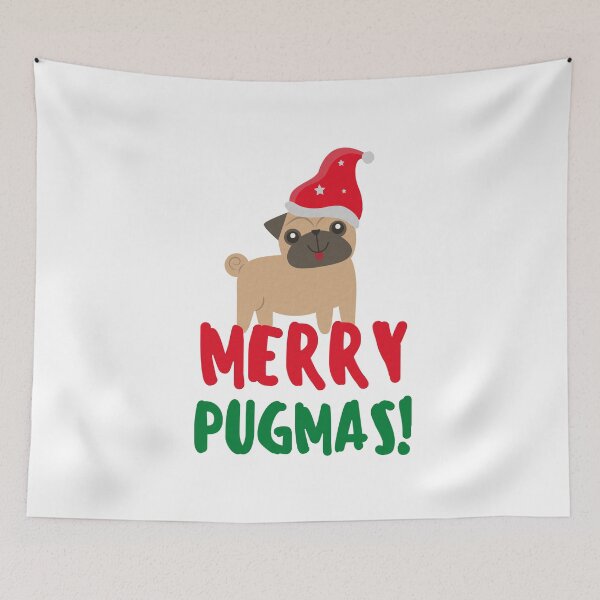 Item preview, Merry Pugmas - Pug Christmas designed and sold by mydoodlesateme.