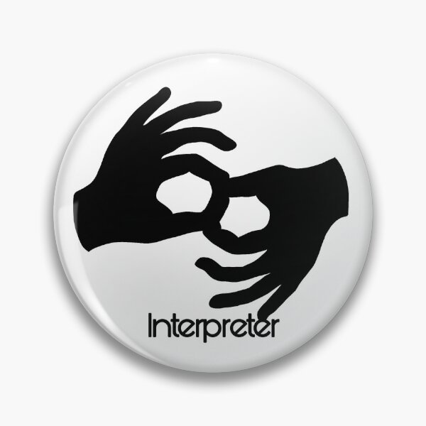 Item preview, Asl sign for interpreter designed and sold by Jennaviveart.
