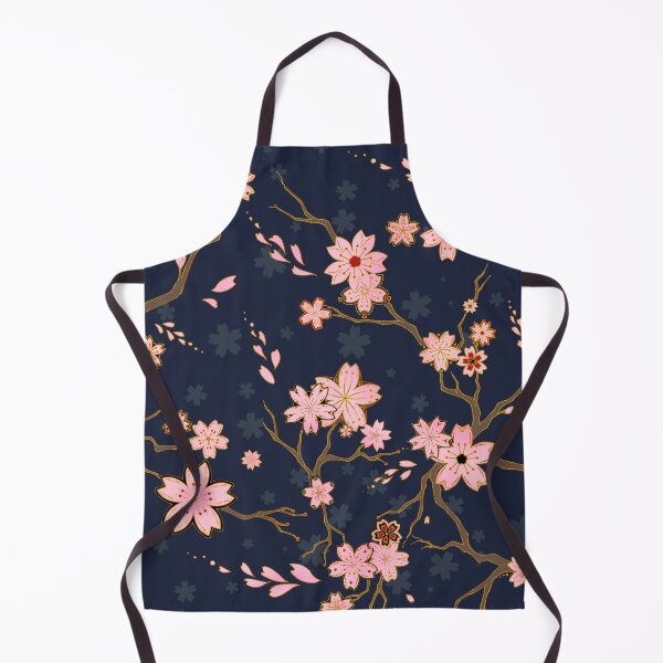 Item preview, Dark Blue Sakura Spring Batik designed and sold by bloomejasmine.