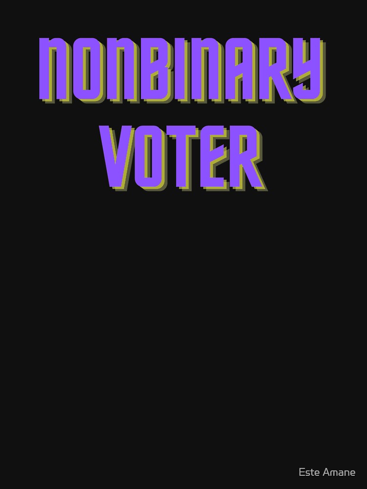 Nonbinary Voter by madalynwilliams