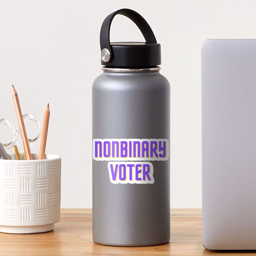 Nonbinary Voter Sticker