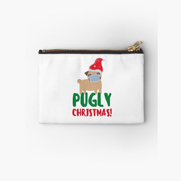 Item preview, Pugly Christmask Woofmas - Funny Pug Christmas in Quarantine designed and sold by mydoodlesateme.