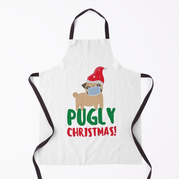 Item preview, Pugly Christmask Woofmas - Funny Pug Christmas in Quarantine designed and sold by mydoodlesateme.