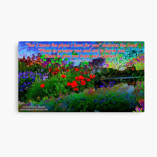 For I Know The Plans I Have For You Canvas Print