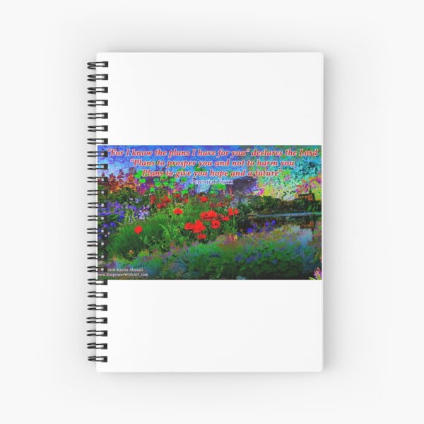 For I Know The Plans I Have For You Spiral Notebook