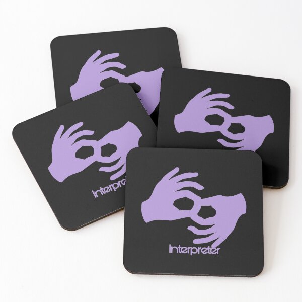 Item preview, Purple Asl sign for interpreter designed and sold by Jennaviveart.
