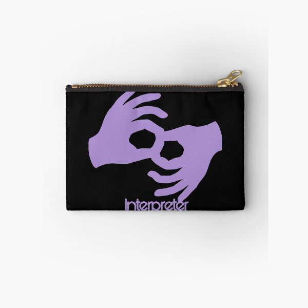 Item preview, Purple Asl sign for interpreter designed and sold by Jennaviveart.
