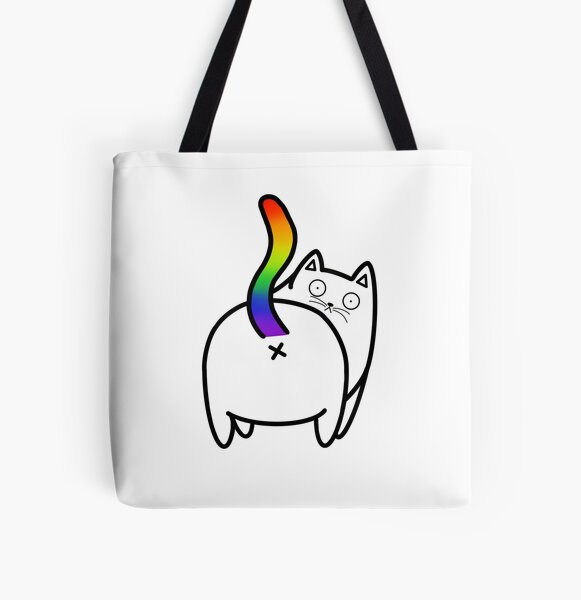 Pusheen Rainbow Tote Bag