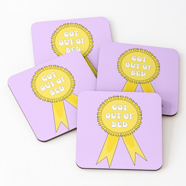Item preview, Got Out of Bed Yellow Ribbon Award designed and sold by Gold Star Creative.