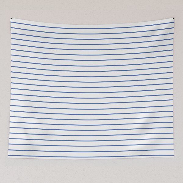 Aperçu de l'œuvre Fines rayures bleues et blanches 3 créée et vendue par LittleBettyMakes.
