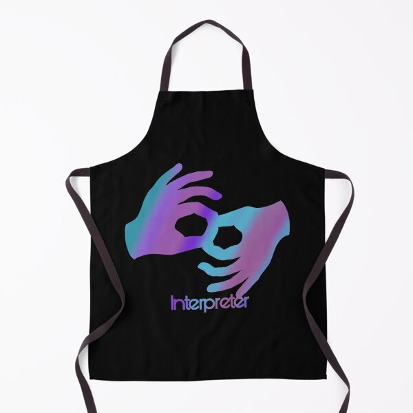 Item preview, Multicolor Asl sign for interpreter designed and sold by Jennaviveart.