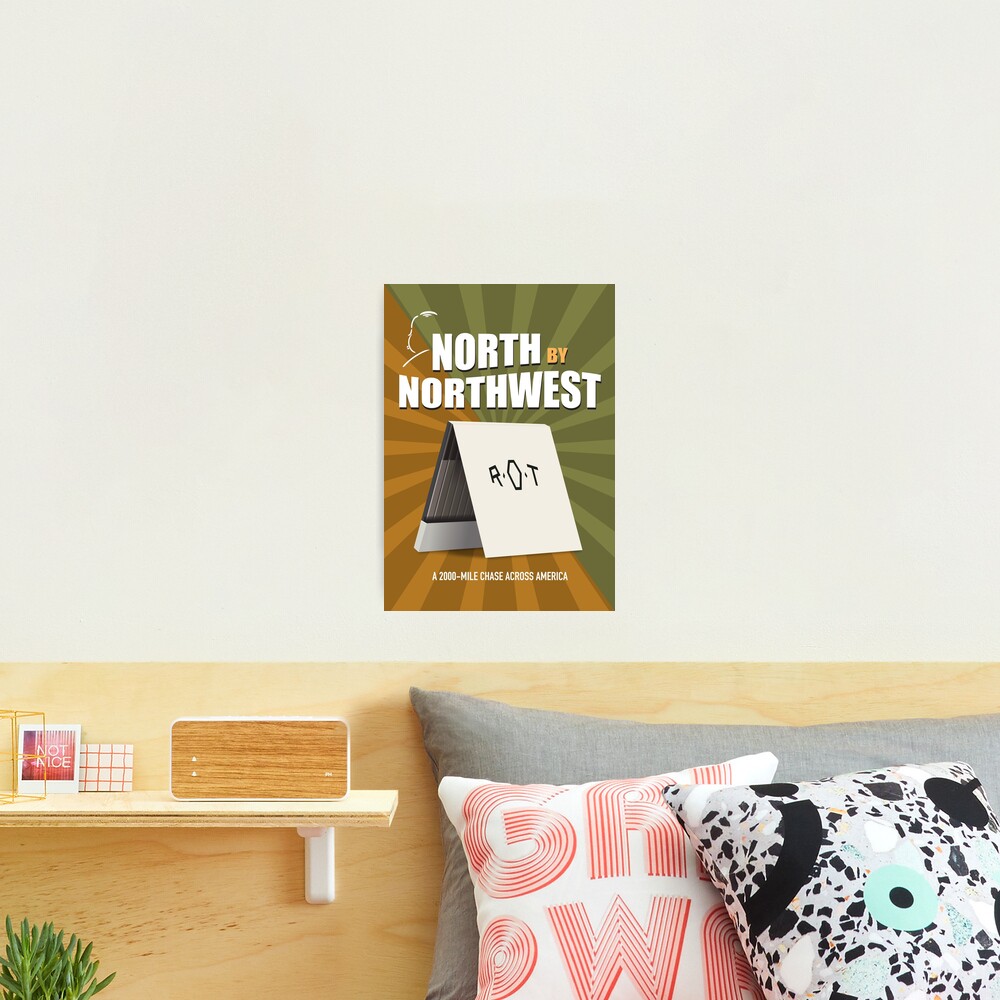 North by Northwest - Alternative Movie Poster Photographic Print