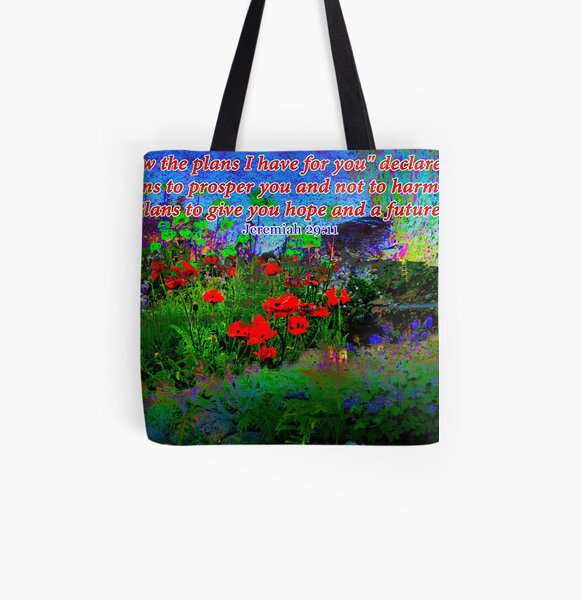 For I Know The Plans I Have For You All Over Print Tote Bag