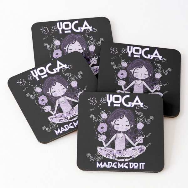 Item preview, Yoga Made Me Do It -OMM Girl-Purple designed and sold by BLACKSUN-SHOP.