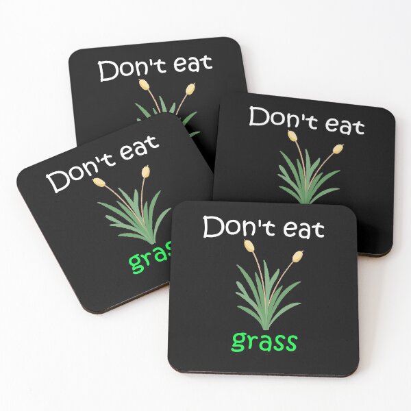 Item preview, Don't Eat Grass:For mom,For dad,Cute,Funny designed and sold by Chaos Pixel Studio.
