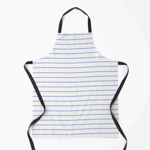 Item preview, Narrow sky blue and white stripes 3 designed and sold by LittleBettyMakes.