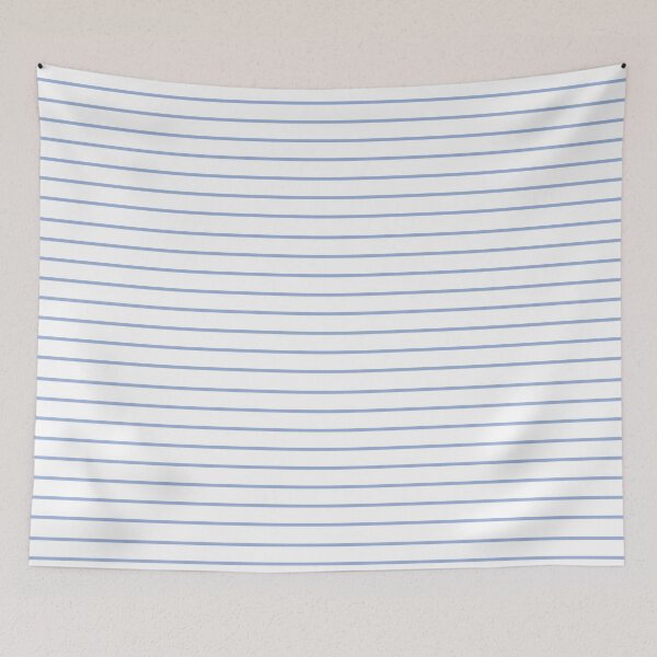 Aperçu de l'œuvre Fines rayures bleu ciel et blanches 3 créée et vendue par LittleBettyMakes.