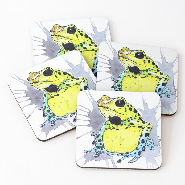 Item preview, O. Pumilio "Punta Laurent" Dart Frog Watercolor designed and sold by Gyngr-art.