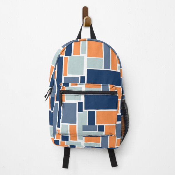 Item preview, blue + orange geometric designed and sold by LifeAsGeneration Z.