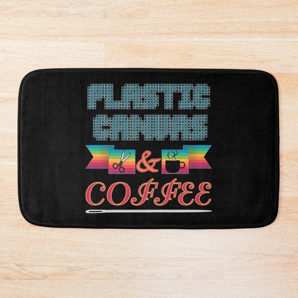 Item preview, Plastic Canvas & Coffee | Needlepoint Hobbyist designed and sold by Dancing Dolphin Crafts.
