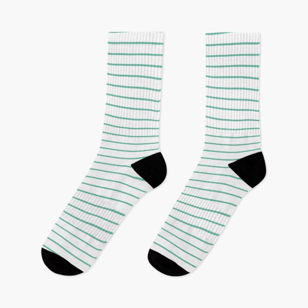 Aperçu de l'œuvre Rayures étroites aqua et blanches 3 créée et vendue par LittleBettyMakes.