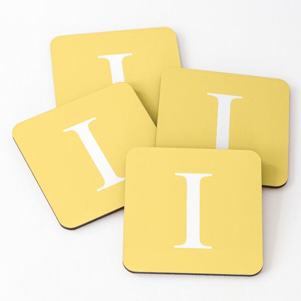 Item preview, Mustard Yellow Basic Monogram I designed and sold by rewstudio.