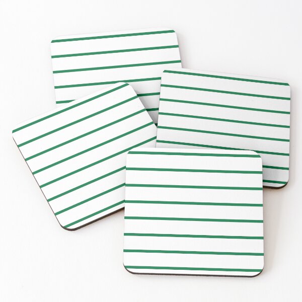 Item preview, Narrow green and white stripes 3 designed and sold by LittleBettyMakes.