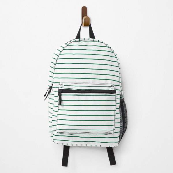 Item preview, Narrow green and white stripes 3 designed and sold by LittleBettyMakes.