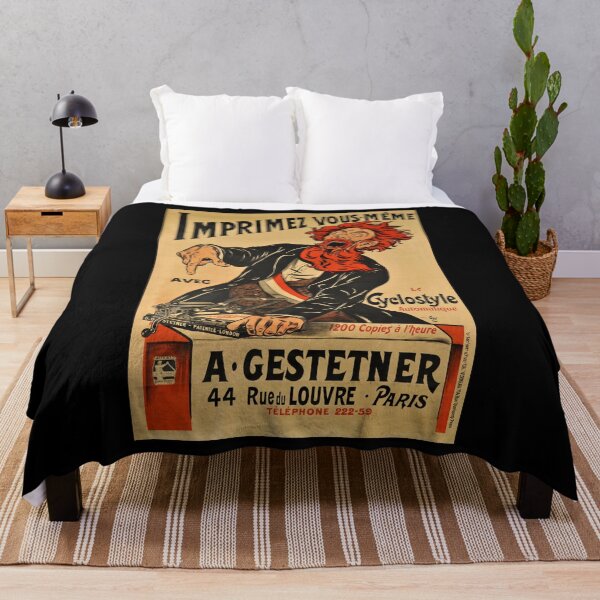 Item preview, retro le cyclostyle imprimez vous meme agestetner designed and sold by CorasPosters.