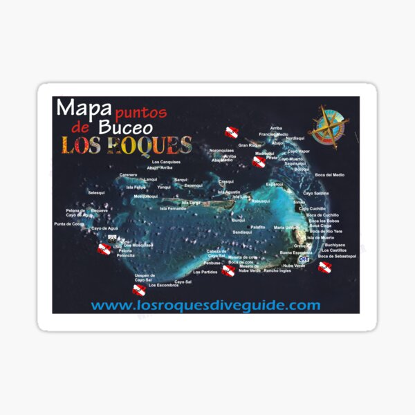 Artikel-Vorschau von Mapa los roques, designt und verkauft von Org Bluewater.