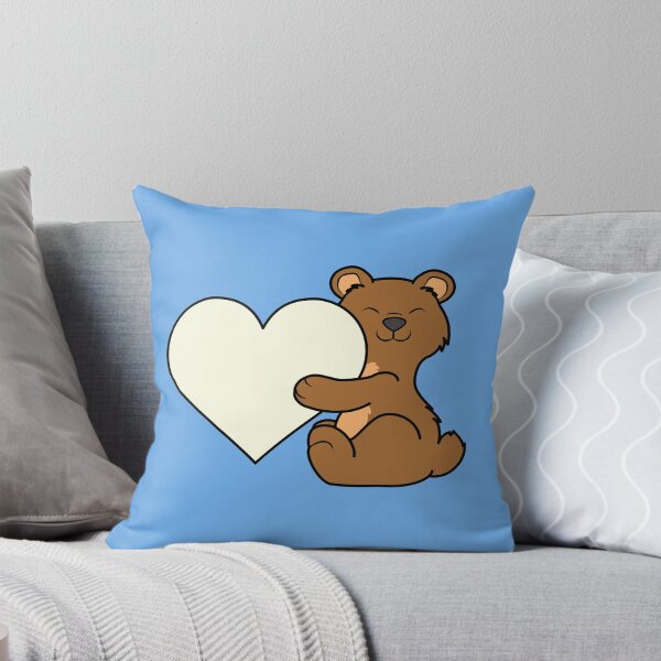 Item preview, Valentine's Day Brown Bear with Cream Heart designed and sold by Grifynne.