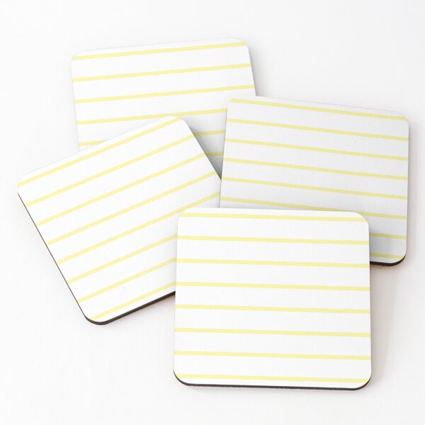 Item preview, Narrow yellow and white stripes 3 designed and sold by LittleBettyMakes.