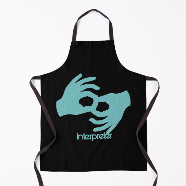 Item preview, Teal Asl sign for interpreter designed and sold by Jennaviveart.