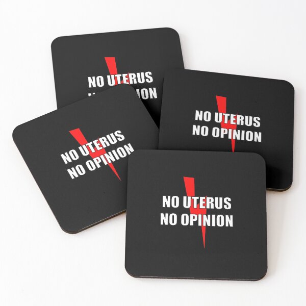 Item preview, No Uterus No Opinion Poland Red Lightning Bolt designed and sold by oxoxoxo.