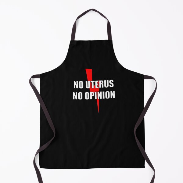 Item preview, No Uterus No Opinion Poland Red Lightning Bolt designed and sold by oxoxoxo.