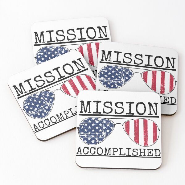 Item preview, Mission Accomplished Flag Biden Glasses Biden Won Election designed and sold by RKSDesigns.