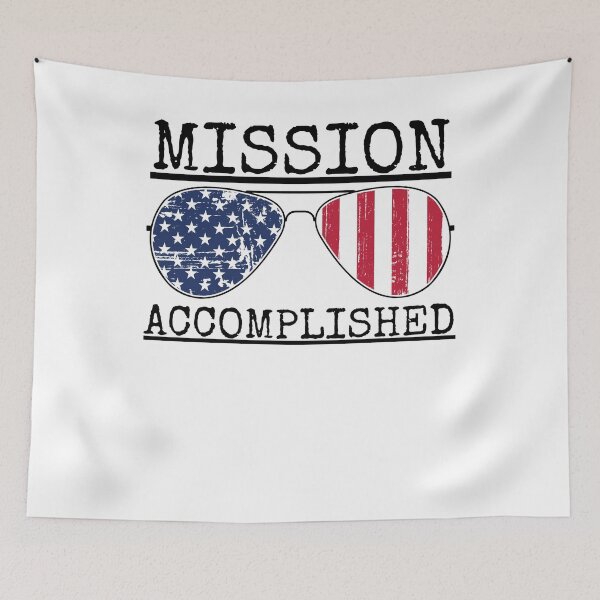 Item preview, Mission Accomplished Flag Biden Glasses Biden Won Election designed and sold by RKSDesigns.