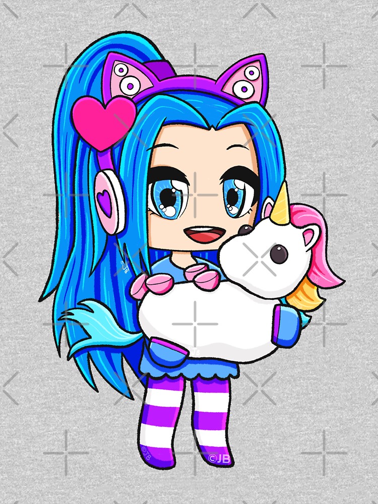 Blue Gacha Funneh with Unicorn by pickledjo